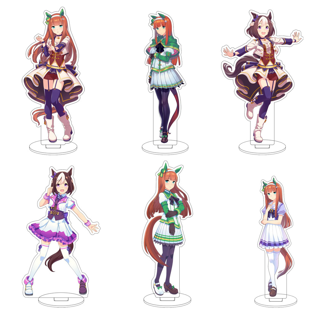 Anime Merchandise Collection - 16CM アニメ ウマ娘 プリティーダービー キタサンブラック サトノダイヤモンド