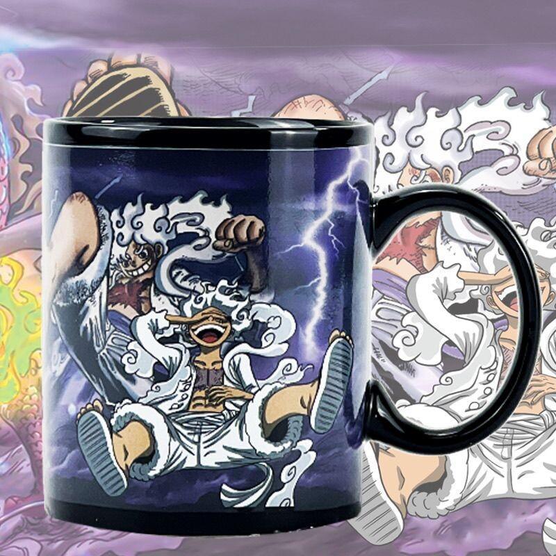 ワンピース化粧鏡変色コーヒーマグセラミック感熱カップ学生アニ - Anime Merchandise Mugs のレビューと価格